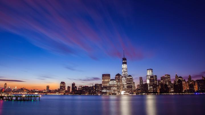 New York City Skyline Sunrise HD wallpapers | 4K MacBook and Desktop 