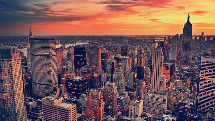 cityscape, New York City, Sunset Wallpapers HD \/ Desktop and Mobile 