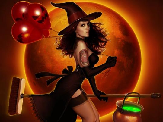 Scary Halloween Witch Wallpapers