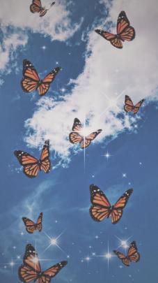 Aesthetic Blue Butterfly Wallpapers