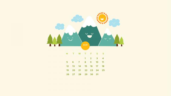 August Desktop Wallpaper