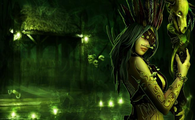 Fantasy Witch HD Wallpaper | Background Image | 2606x1600