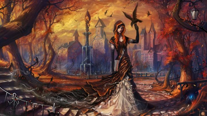 witch, Fantasy, Occult, Dark, Art, Artwork, Magic, Wizard, Mage 