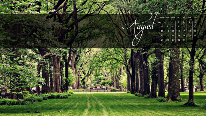 August Desktop Wallpaper