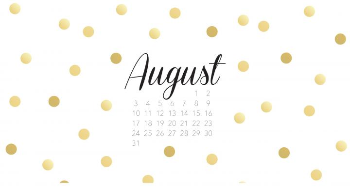 Free Download August Background