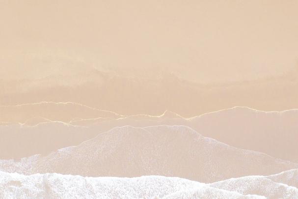 Aerial view of beige beach | premium image by rawpixel.com \/ busbus 