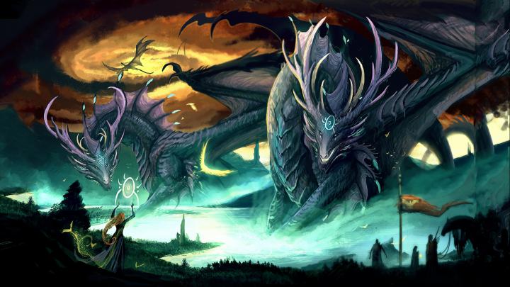 dragon, Fantasy, Artwork, Art, Dragons Wallpapers HD \/ Desktop and 