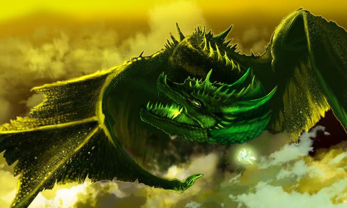 Green Dragon Wallpapers