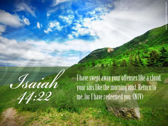Widescreen Bible Verse Wallpaper -