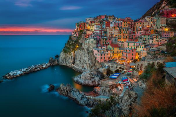 landscape, City, Italy, Manarola, Cinque Terre Wallpapers HD \/ Desktop 