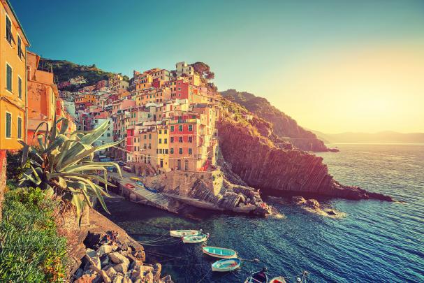 Italy, Sea, Landscape, Cityscape, Boat, Cinque Terre Wallpapers HD 