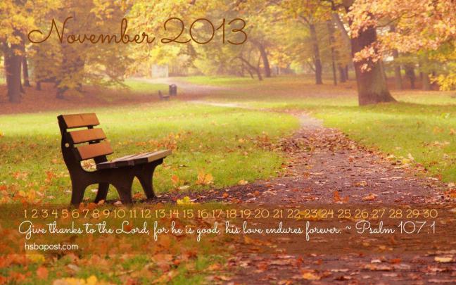 November Wallpapers