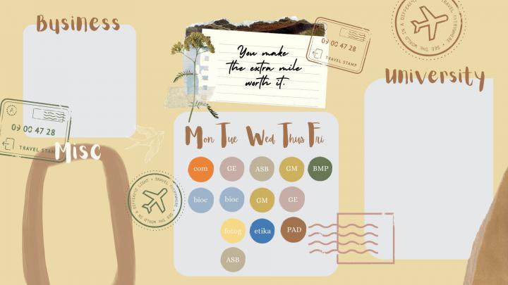 Canva Aesthetic Desktop Wallpaper Organizer | Etsy