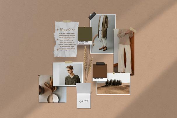 Ad: PS \u0026 Canva Chloe Moodboard Mockup by Eviory on @creativemarket 