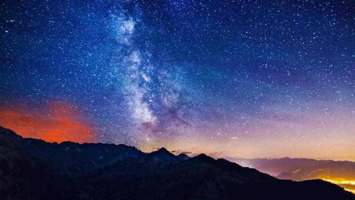 [46+] Starry Night Sky Desktop Wallpaper 