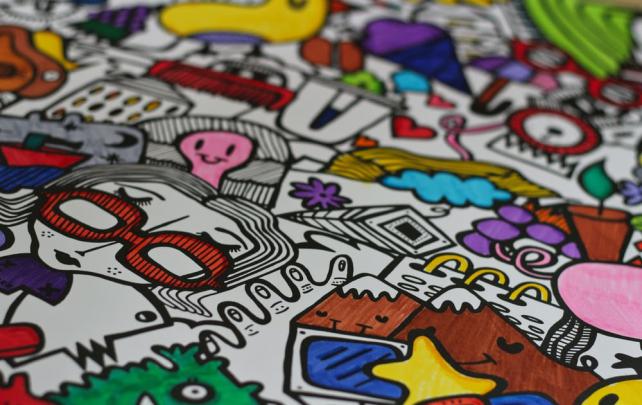HD High Resolution Doodle Wallpaper 4K Background