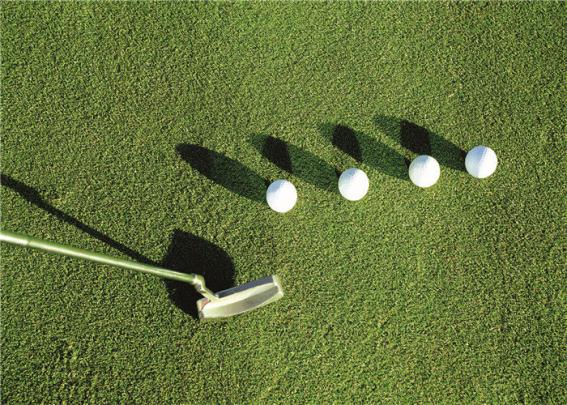 Hierba artificial del golf del putting green del deporte de primavera 