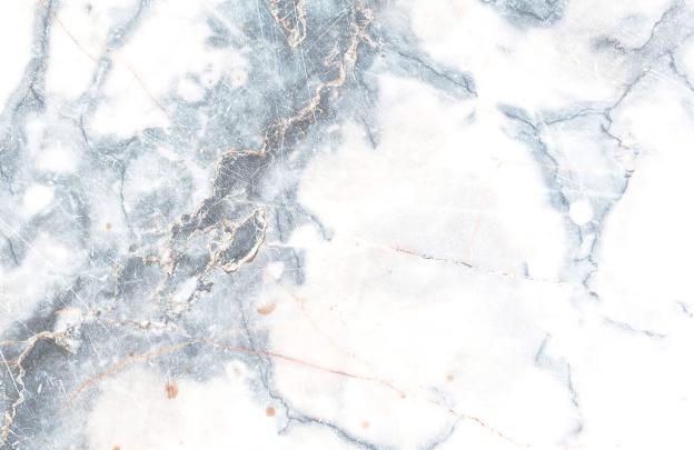 Deep Blue Clouded Marble Wall Mural | Murals Wallpaper