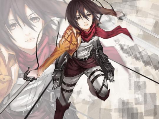 27+ Anime Attack On Titan Wallpaper Mikasa Background - jasmanime