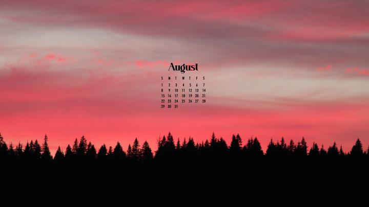 August Calendar Wallpaper - 47 Best Desktop \u0026 Phone Backgrounds