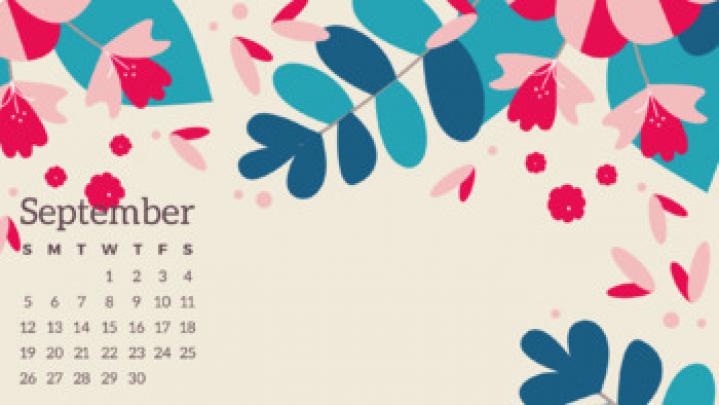 August 2021 Desktop Calendar Wallpaper | Printable March
