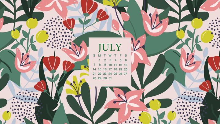 Download July 2019 Desktop Wallpaper | Desktop wallpaper calendar 