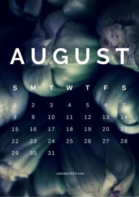 Beautiful August 2021 Calendar Nature Wallpaper in High Quality in 2021 