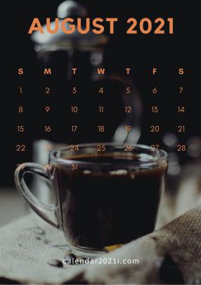 August 2021 Calendar iPhone Wallpaper in high definition | Calendar 