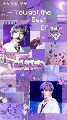 Aesthetic Purple BTS Wallpapers