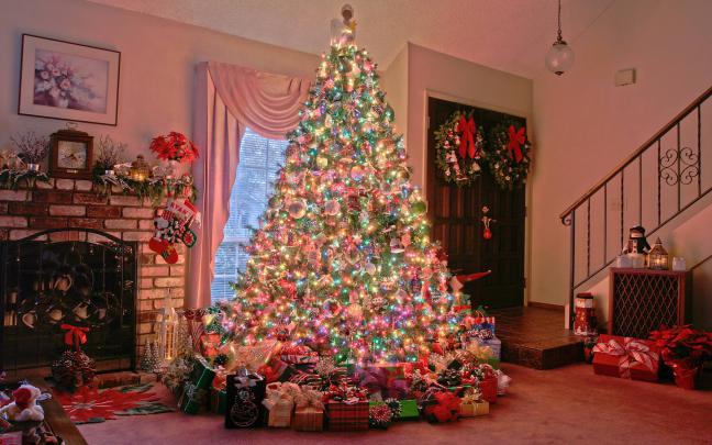 Christmas Fireplace Backgrounds