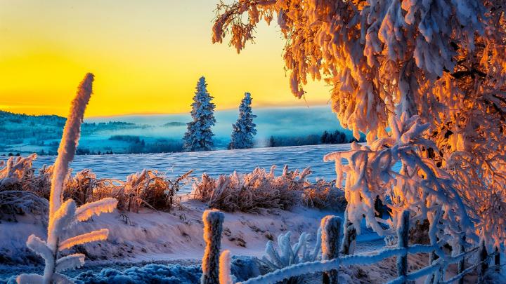 4k Backgrounds Is Cool Wallpapers | Winter landscape, Sunset landscape 