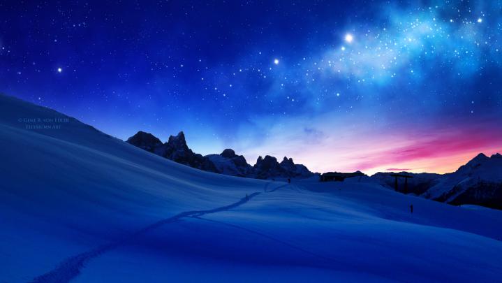 1366x768 Blue Cool Sunset 1366x768 Resolution HD 4k Wallpapers, Images 