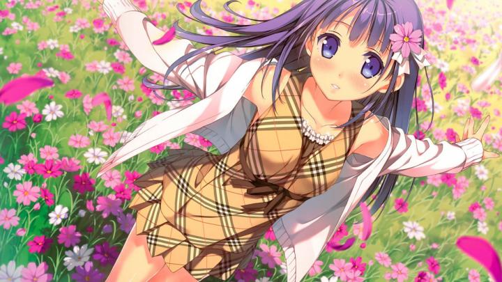 Cute anime girl wallpaper