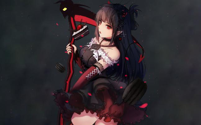 Dark Anime Girl Wallpapers - Top Free Dark Anime Girl Backgrounds 