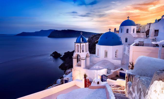 [45+] Greece Desktop Wallpaper 
