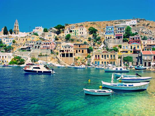 [45+] Greece Desktop Wallpaper 