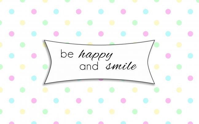 Be Happy Background for Desktop