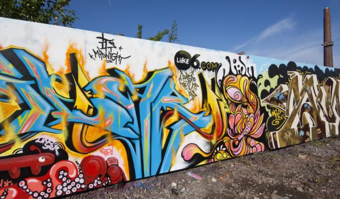 Graffiti Wall Long Graffiti Wall Background HD Wallpapers 4k Artwork 