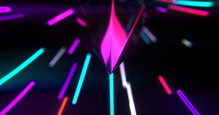 Free Orange Neon Wallpaper 4K Background