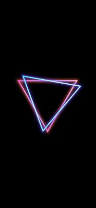 Dual Triangles | Smartphone wallpaper, 4k wallpaper iphone, Neon wallpaper