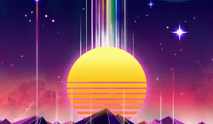 HD Vaporwave Neon Wallpaper 4K Free