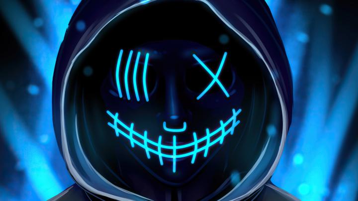 Dope Neon Mask Wallpaper Neon Wallpaper 4K For Pc Free