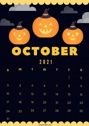 October 2021 Calendar Wallpapers