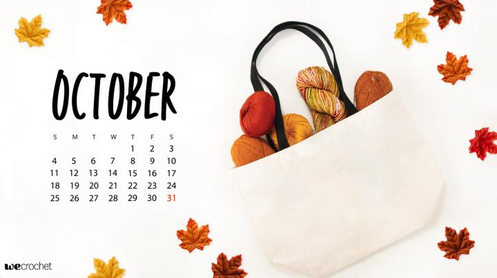 October 2021 Calendar Desktop Wallpaper - Keepingup With Thegreen