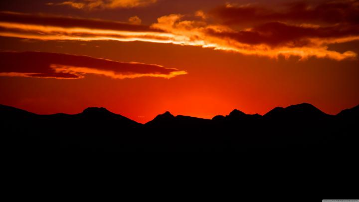 Orange Sky Aesthetic Wallpapers