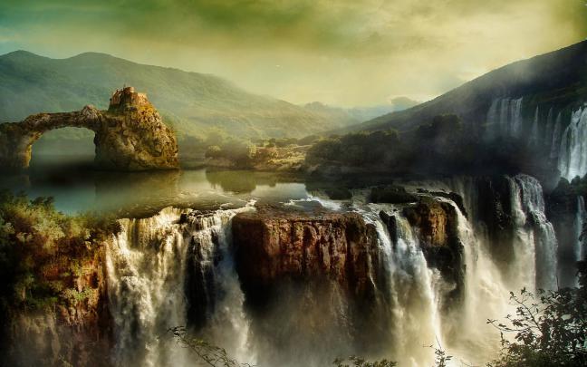 fantasy, Landscape, Art, Artwork, Nature Wallpapers HD \/ Desktop and 