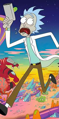 1080x2160 Rick And Morty Adventures 4k One Plus 5T,Honor 7x,Honor view 