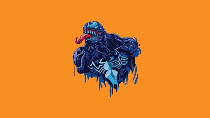 Venom 4k Minimalism 2020, HD Superheroes, 4k Wallpapers, Images 