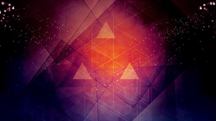 wallpaper hd 4k polygonal triangle neon bright backgrou