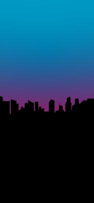 Phone wallpaper HD 4k - City Silhouette